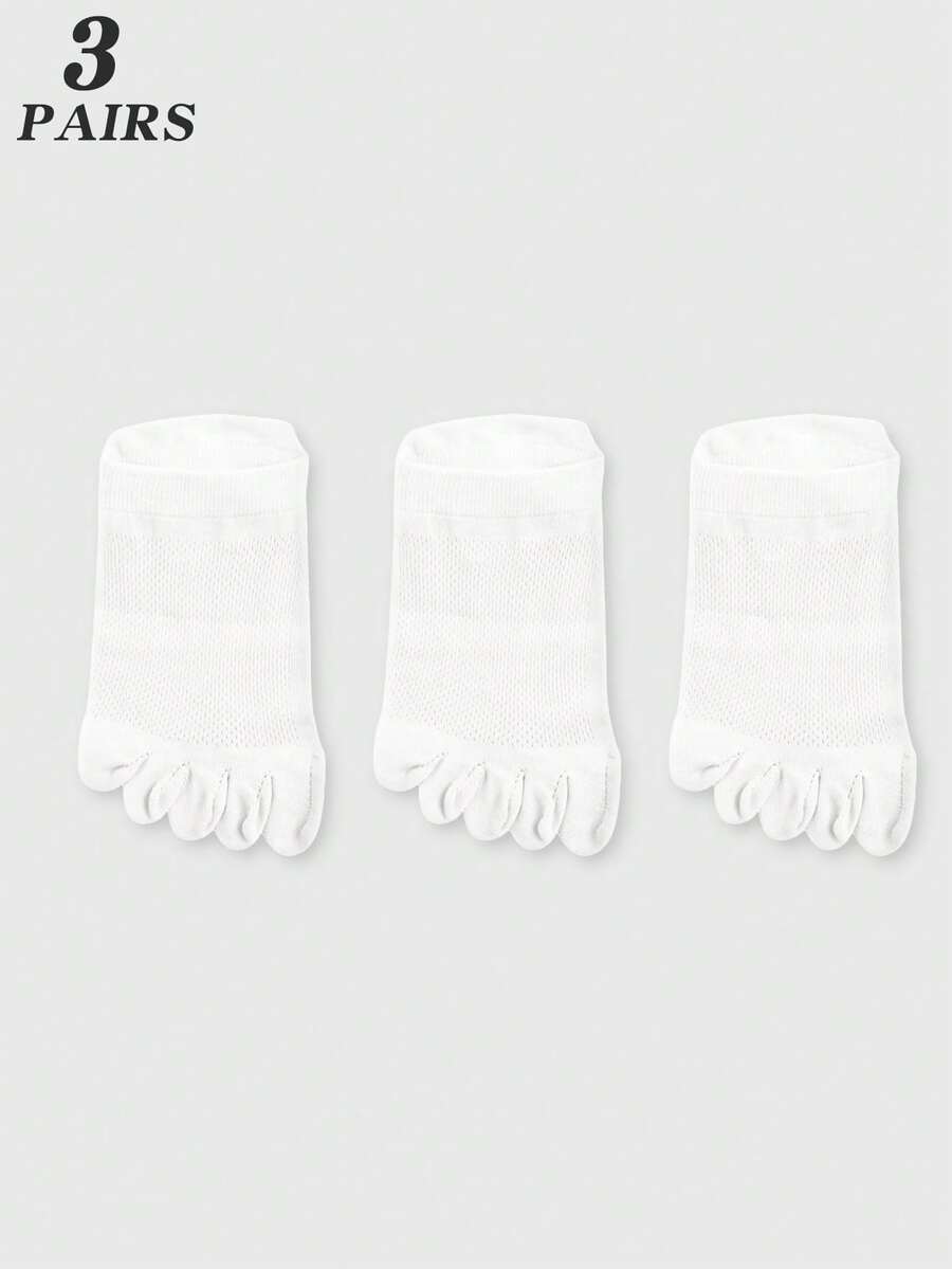 3 Pairs White Mesh Toe Socks F - Ankle Sock Low Cut incelemesi ve fiyatı