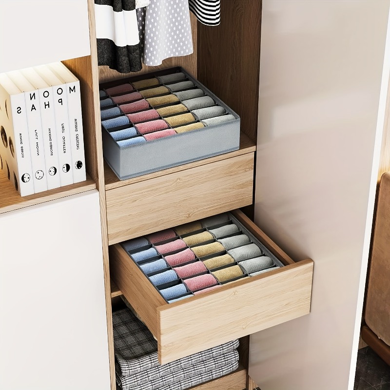 2Pcs 24-Compartment Fabric Soc - Sock Organizer Tray incelemesi ve fiyatı