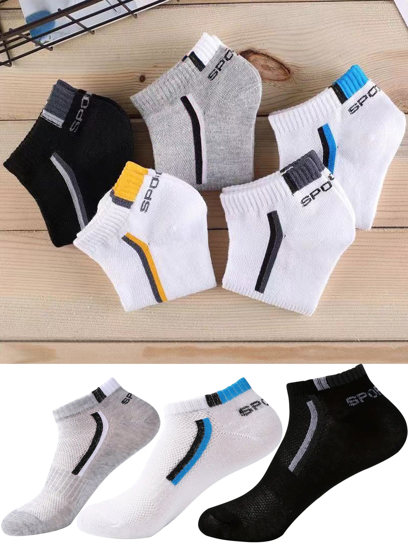 30pairs Men's Fashion Cotton B - Ankle Sock Low Cut incelemesi ve fiyatı