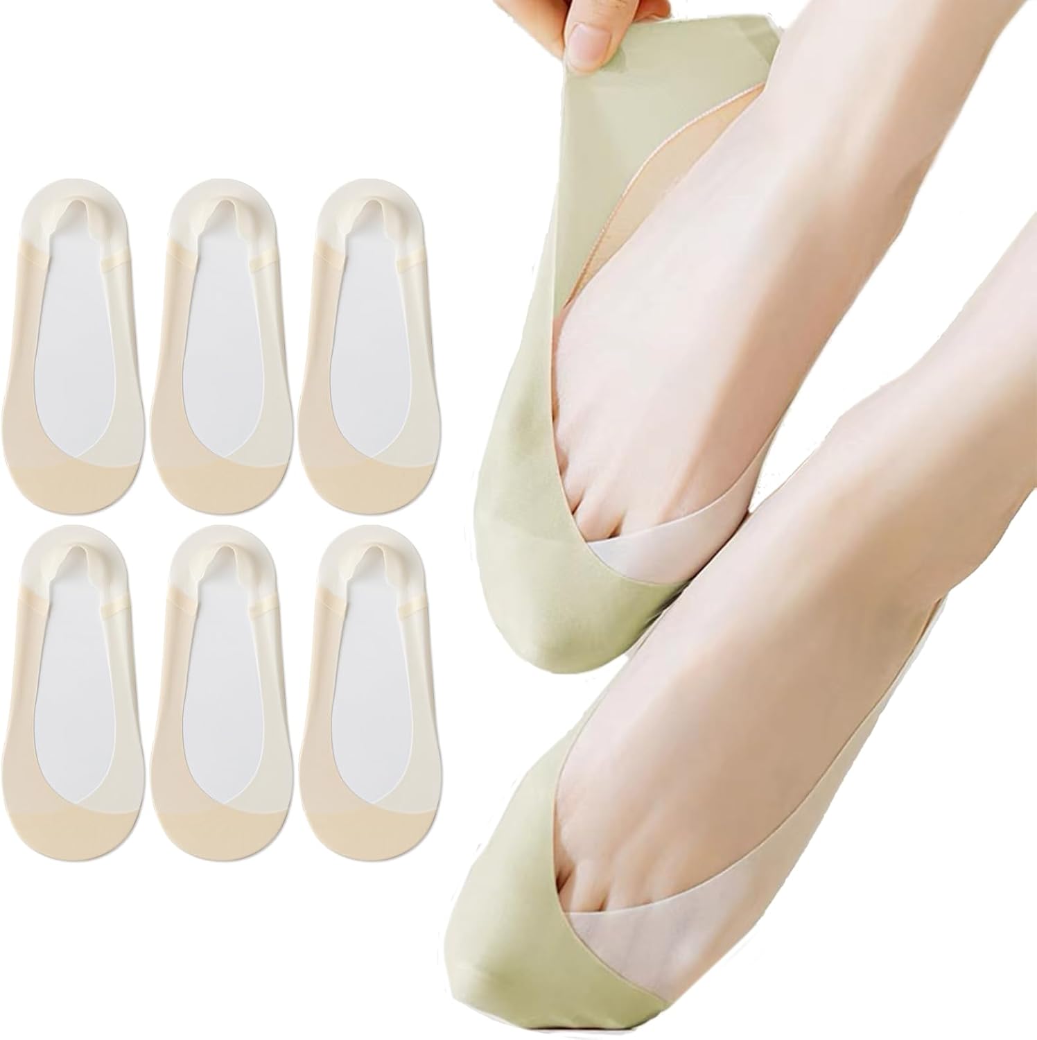 Caudblor 6 Pack Thin No Show S - Invisibility Sock Loafer incelemesi ve fiyatı