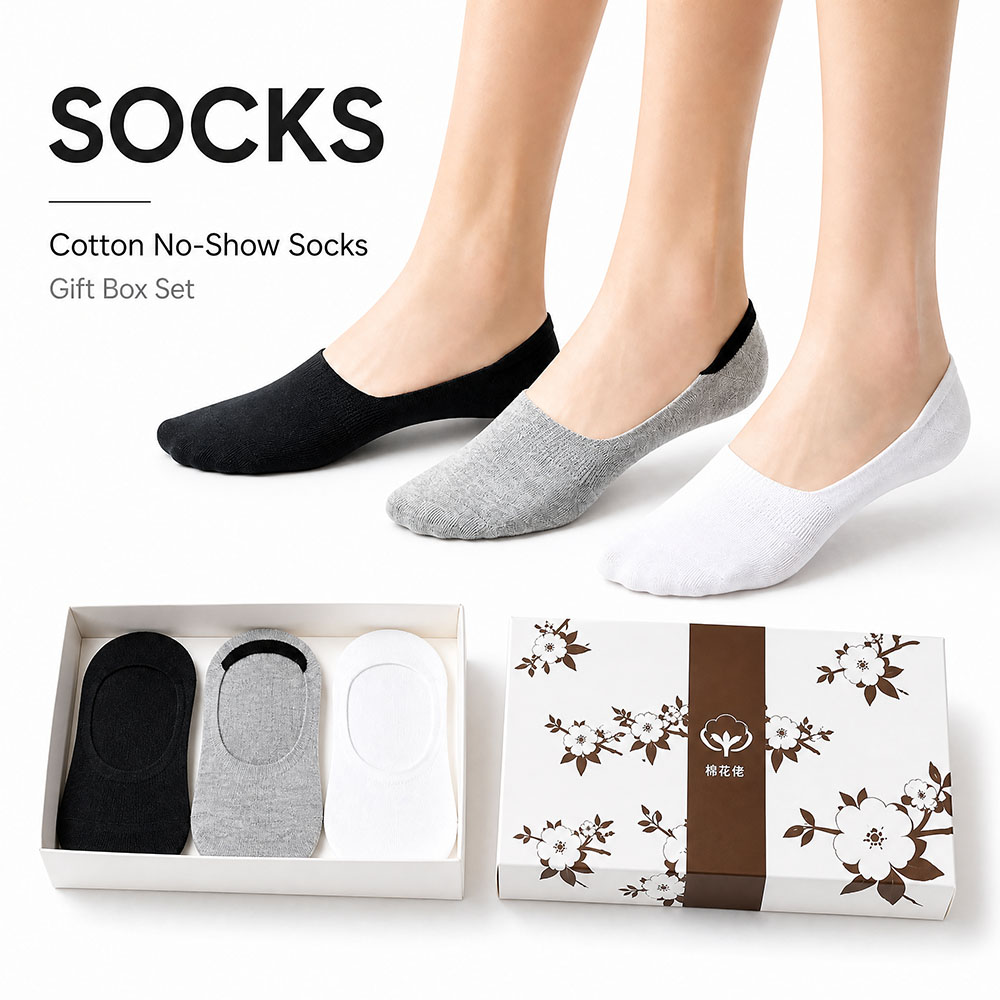6 Pairs Unisex Cotton No Show  - Invisibility Sock Loafer incelemesi ve fiyatı