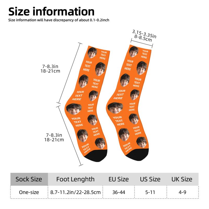 Personalized Photo Text Custom - Dress Sock Men incelemesi ve fiyatı