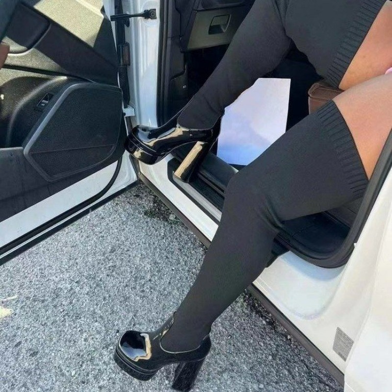 Women Boots Platform Over The  - Knee High Sock Women incelemesi ve fiyatı