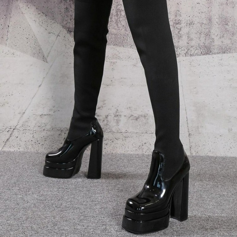 Women Boots Platform Over The  - Knee High Sock Women incelemesi ve fiyatı