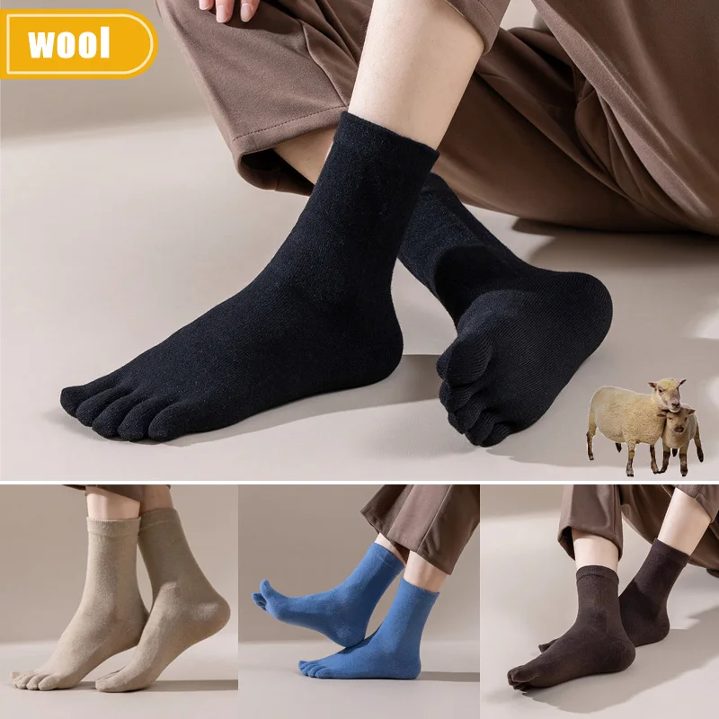 Mans Wool Five Finger Socks Sh - Thermal Sock Winter incelemesi ve fiyatı