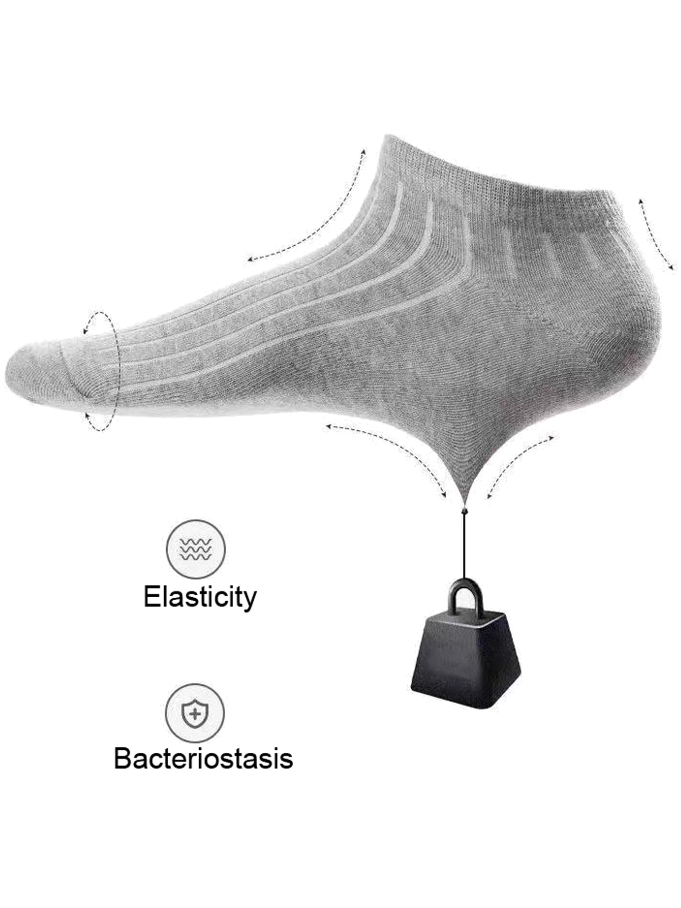 5/10 Pairs Men's Ankle Socks A - Ankle Sock Low Cut incelemesi ve fiyatı