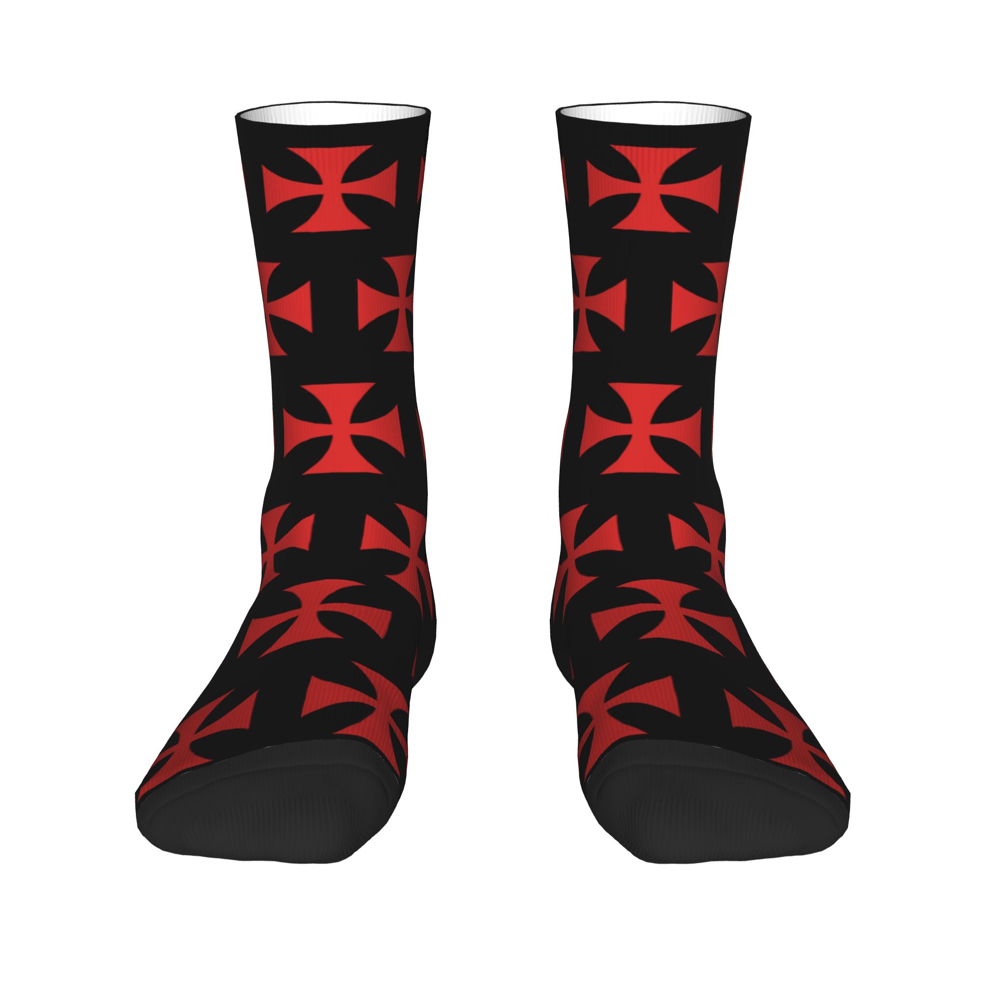 Custom Red Templar Cross Knigh - Dress Sock Men incelemesi ve fiyatı