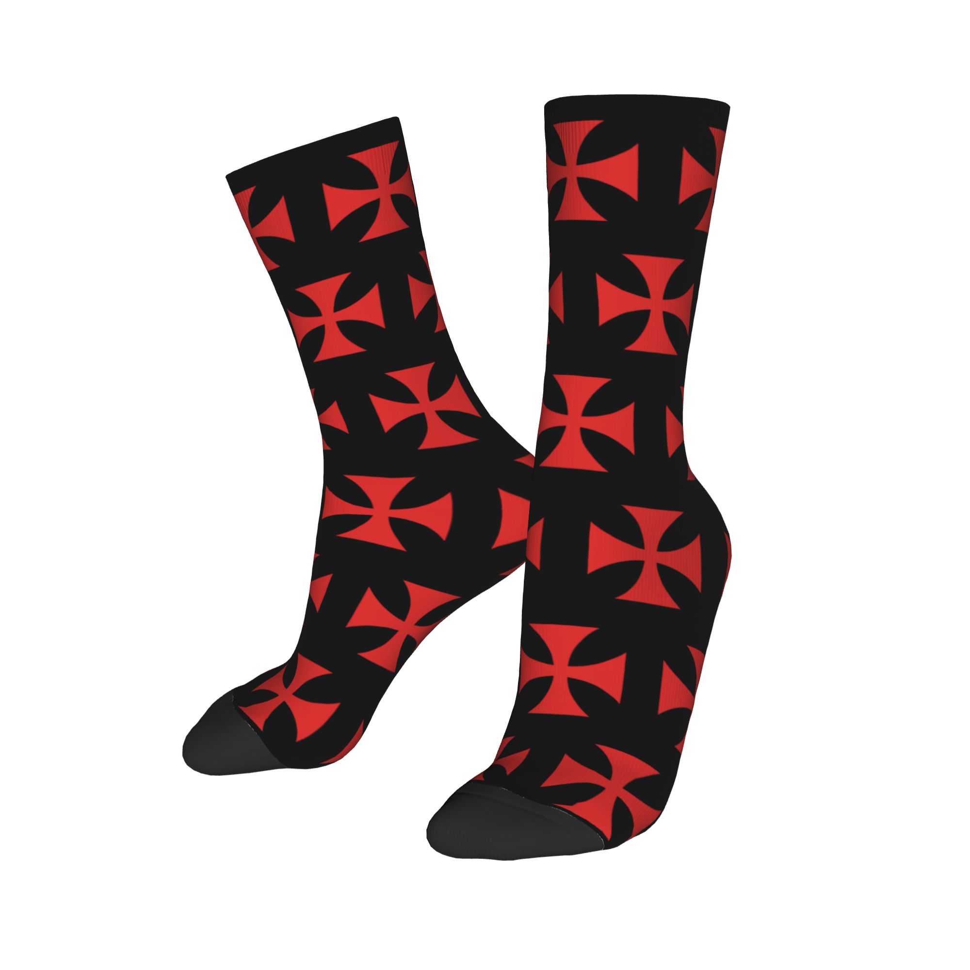 Custom Red Templar Cross Knigh - Dress Sock Men incelemesi ve fiyatı