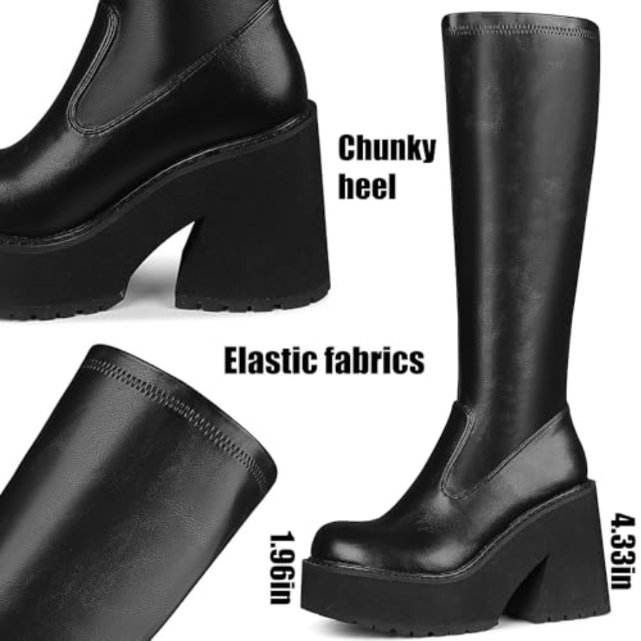 AMINUGAL Womens Elastic Knee H - Knee High Sock Women incelemesi ve fiyatı