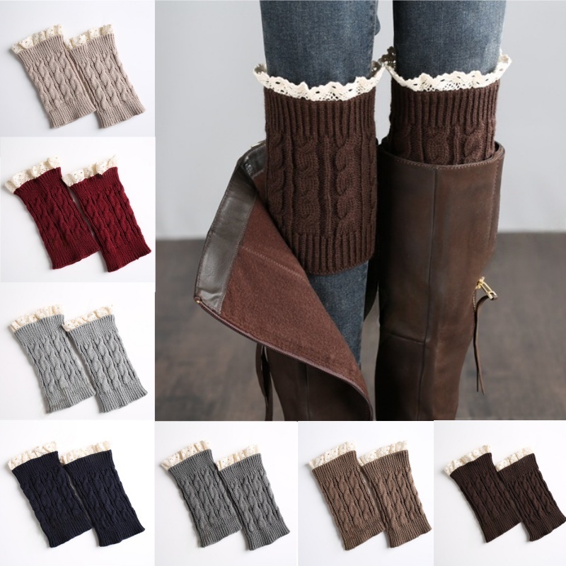 Winter Knit Solid Leg Warmers  - Thermal Sock Winter incelemesi ve fiyatı