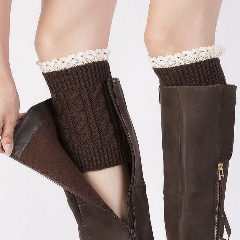 Winter Knit Solid Leg Warmers  - Thermal Sock Winter incelemesi ve fiyatı