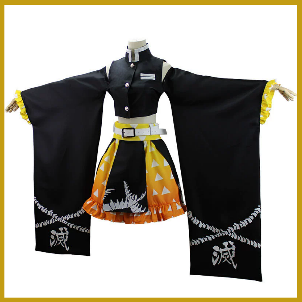Anime Agatsuma Zenitsu Cosplay - Dress Sock Men incelemesi ve fiyatı