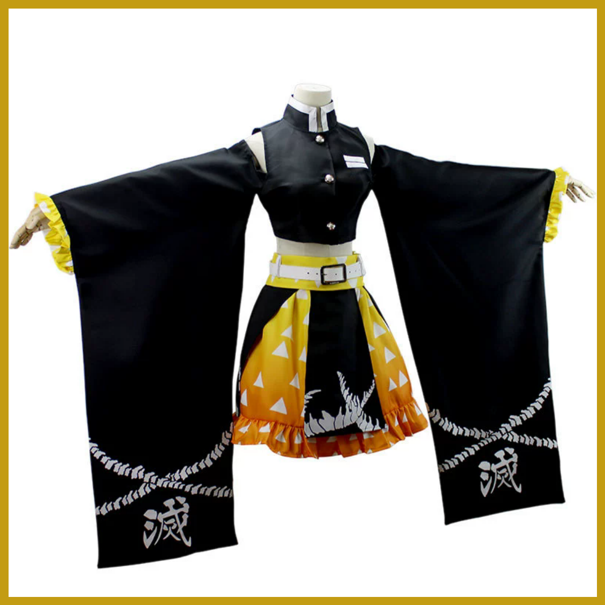 Anime Agatsuma Zenitsu Cosplay - Dress Sock Men incelemesi ve fiyatı