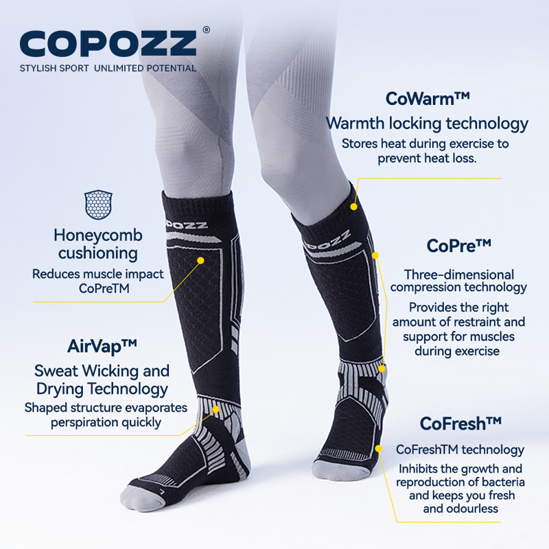 COPOZZ New Winter Ski Socks Me - Thermal Sock Winter incelemesi ve fiyatı