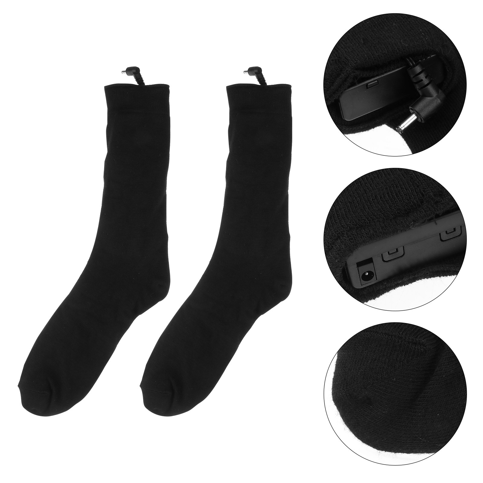 1Pair Battery Heated Socks Ele - Thermal Sock Winter incelemesi ve fiyatı
