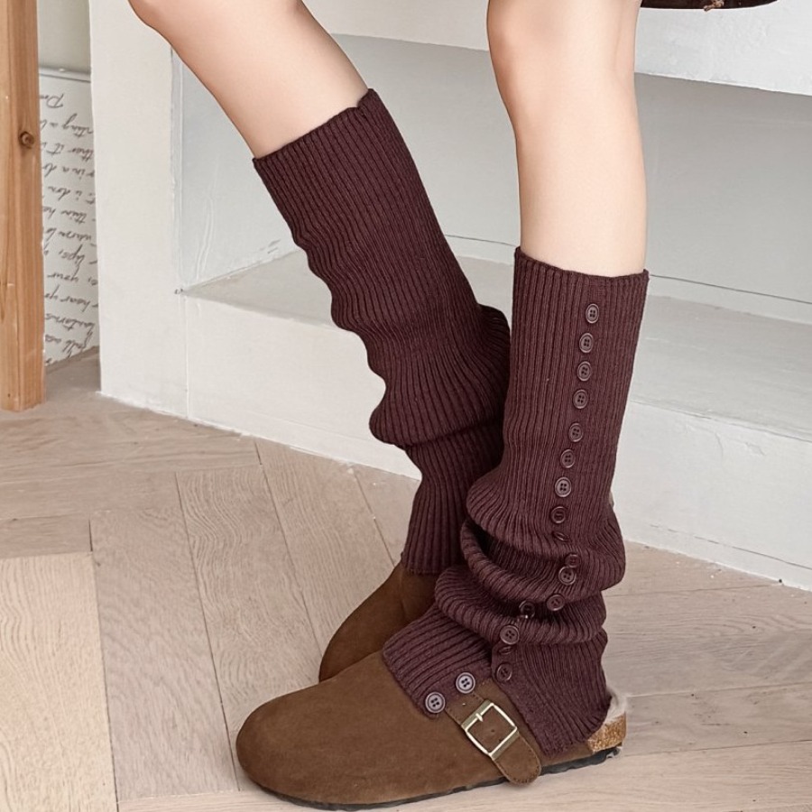 ​New Women's Button Detail Slo - Boot Sock Slouchy incelemesi ve fiyatı