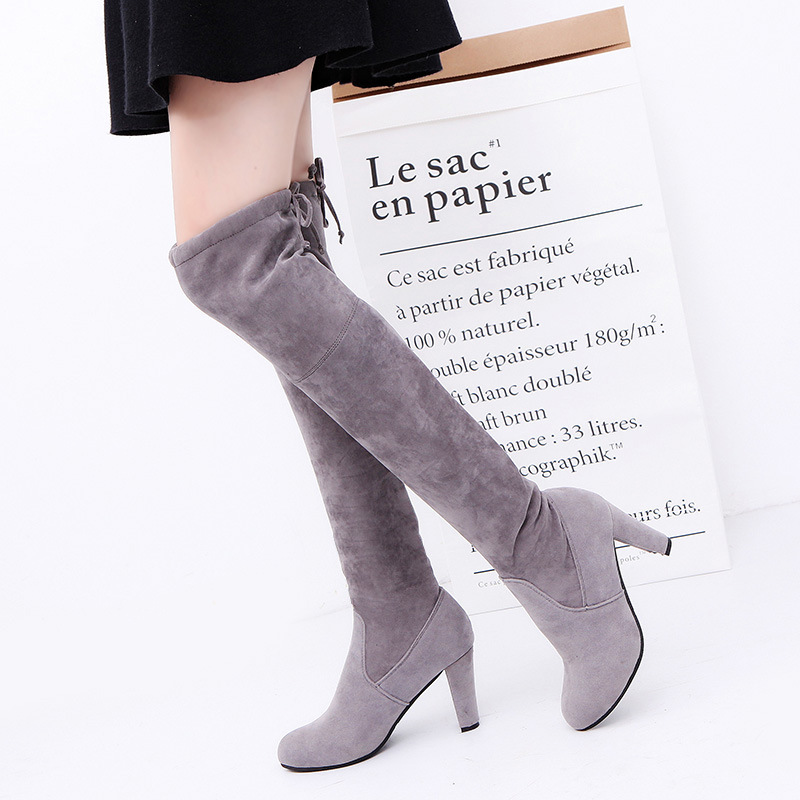 Women's Boots Stretch Fabric O - Knee High Sock Women incelemesi ve fiyatı