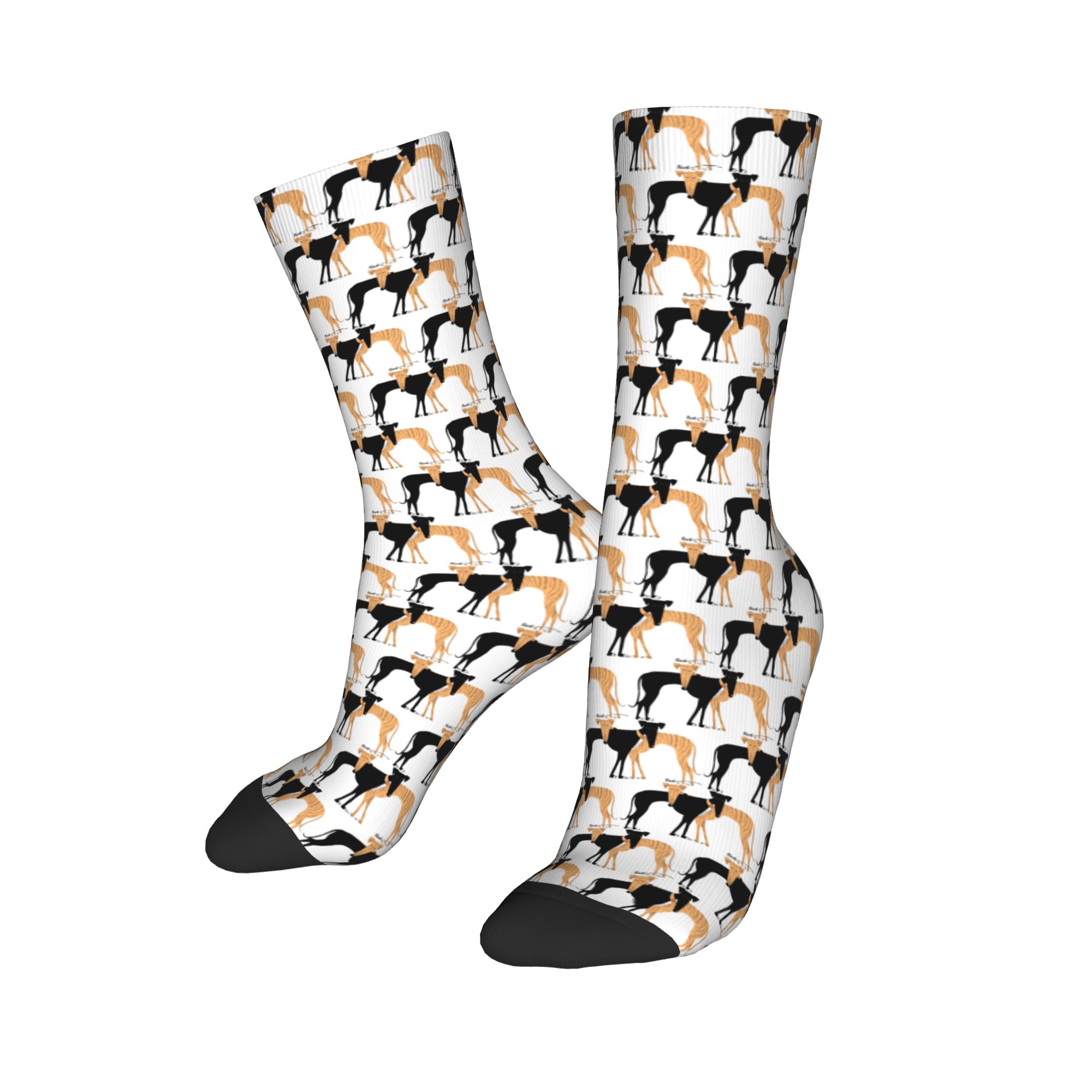 Custom Cute Mens Greyhound Dog - Dress Sock Men incelemesi ve fiyatı
