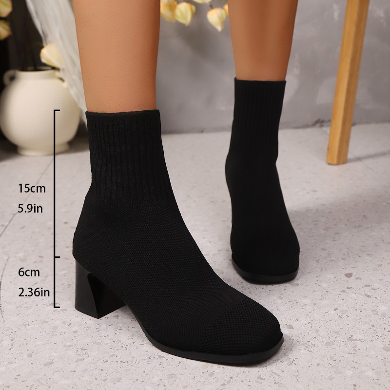 Women's Ankle Boots Knitted He - No Show Sock Women incelemesi ve fiyatı