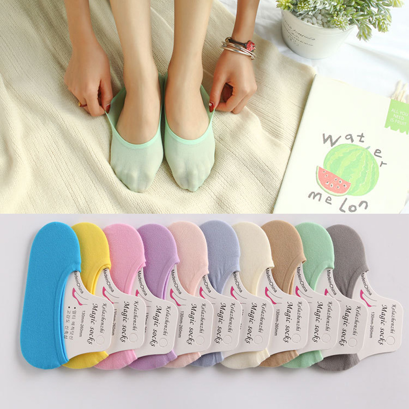 Summer Thin Colorful Girl Invi - Invisibility Sock Loafer incelemesi ve fiyatı