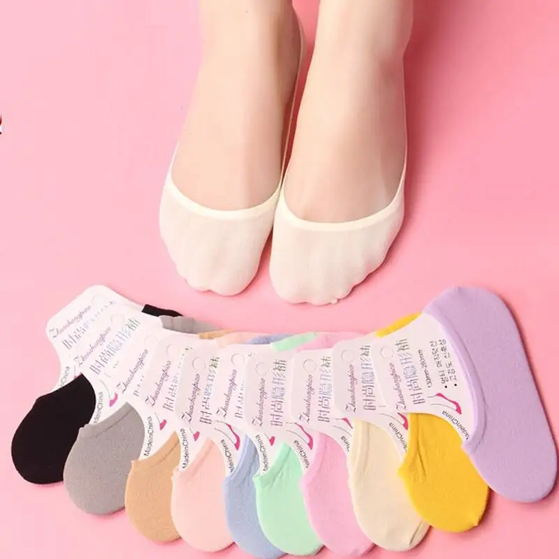 Summer Thin Colorful Girl Invi - Invisibility Sock Loafer incelemesi ve fiyatı