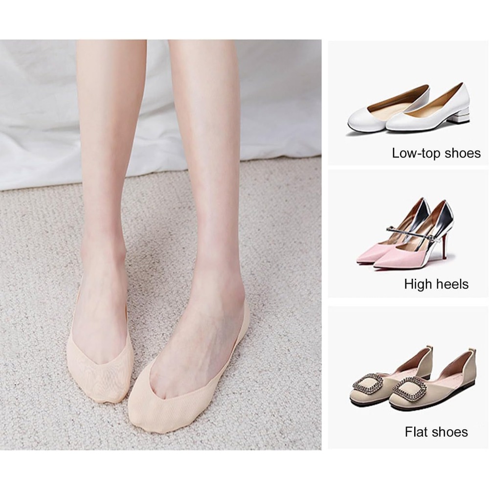 6 Pairs No Show Socks Women An - Invisibility Sock Loafer incelemesi ve fiyatı