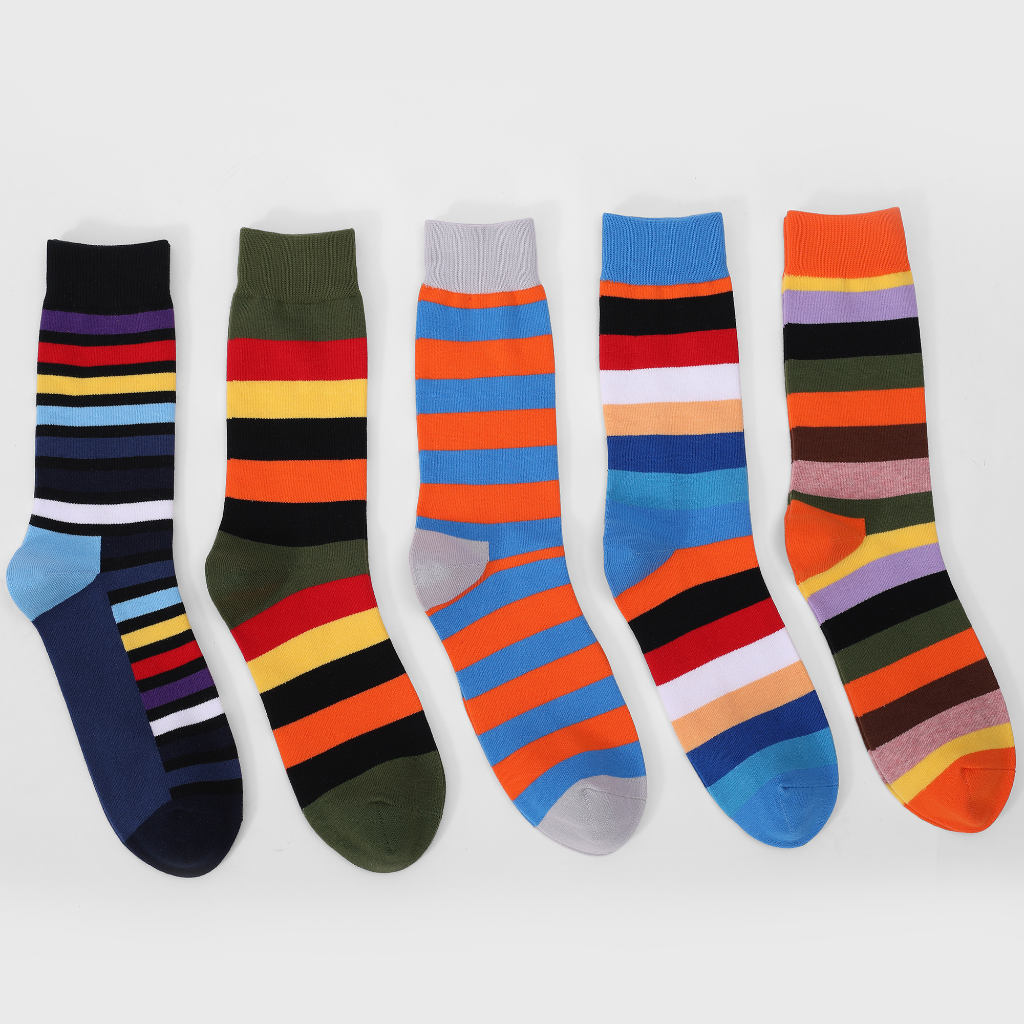 5Pairs Mens Fun Dress Socks, P - Cotton Crew Sock Pack incelemesi ve fiyatı