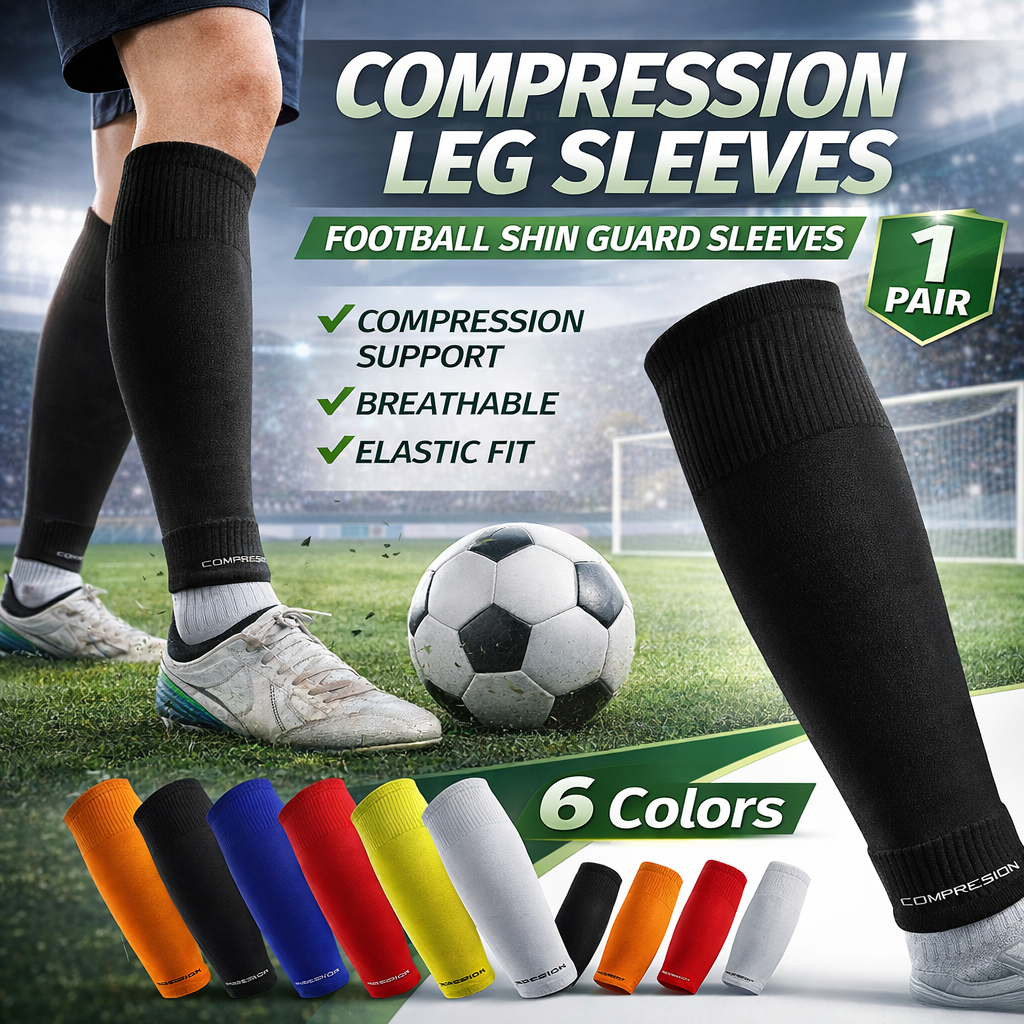 1 Pair Soccer Leg Sleeves Comp - Compression Sleeve Calf incelemesi ve fiyatı