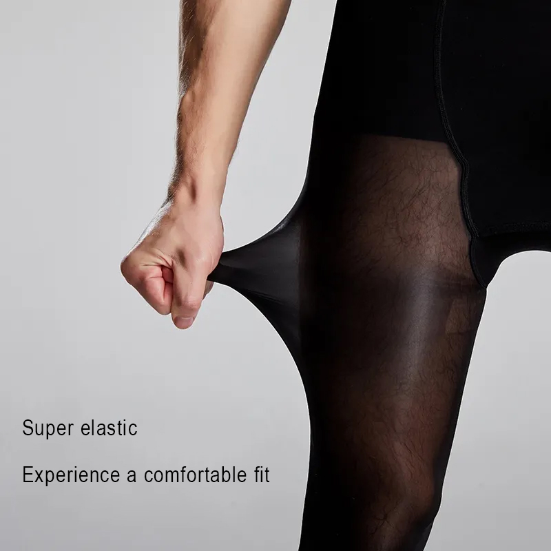 Plus Size Men Sexy Sheer Black - Tights Pantyhose Sheer incelemesi ve fiyatı