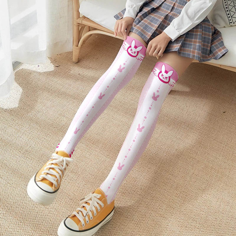 Game OW D.Va Cartoon Printed K - Silk Sock Bamboo incelemesi ve fiyatı
