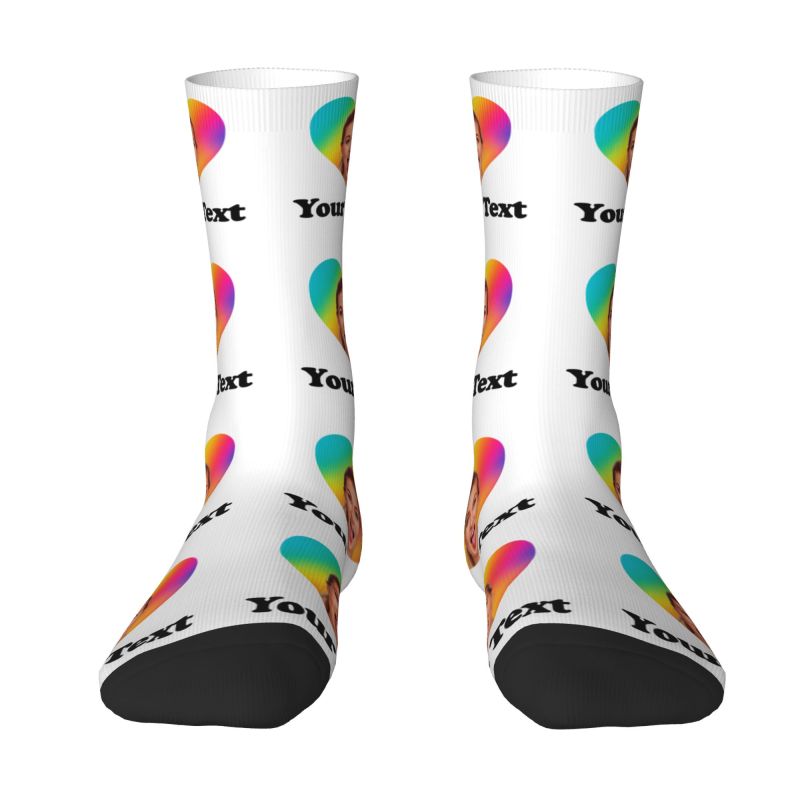 Personalized Photo Text Custom - Dress Sock Men incelemesi ve fiyatı