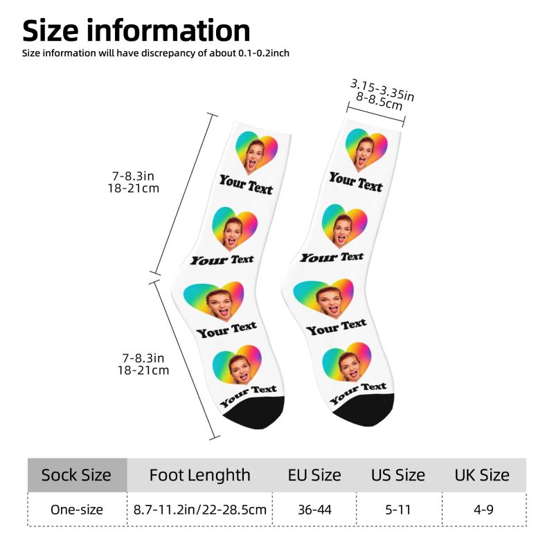 Personalized Photo Text Custom - Dress Sock Men incelemesi ve fiyatı