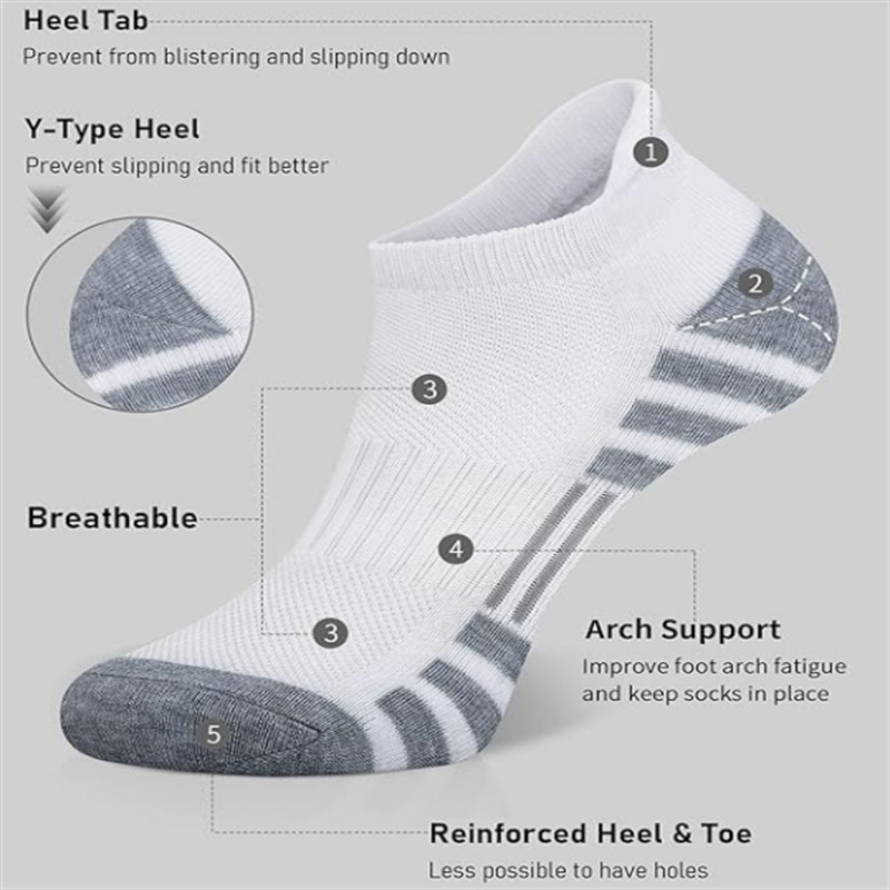 6/24 Pairs Cushioned Breathabl - Athletic Sock Cushion incelemesi ve fiyatı
