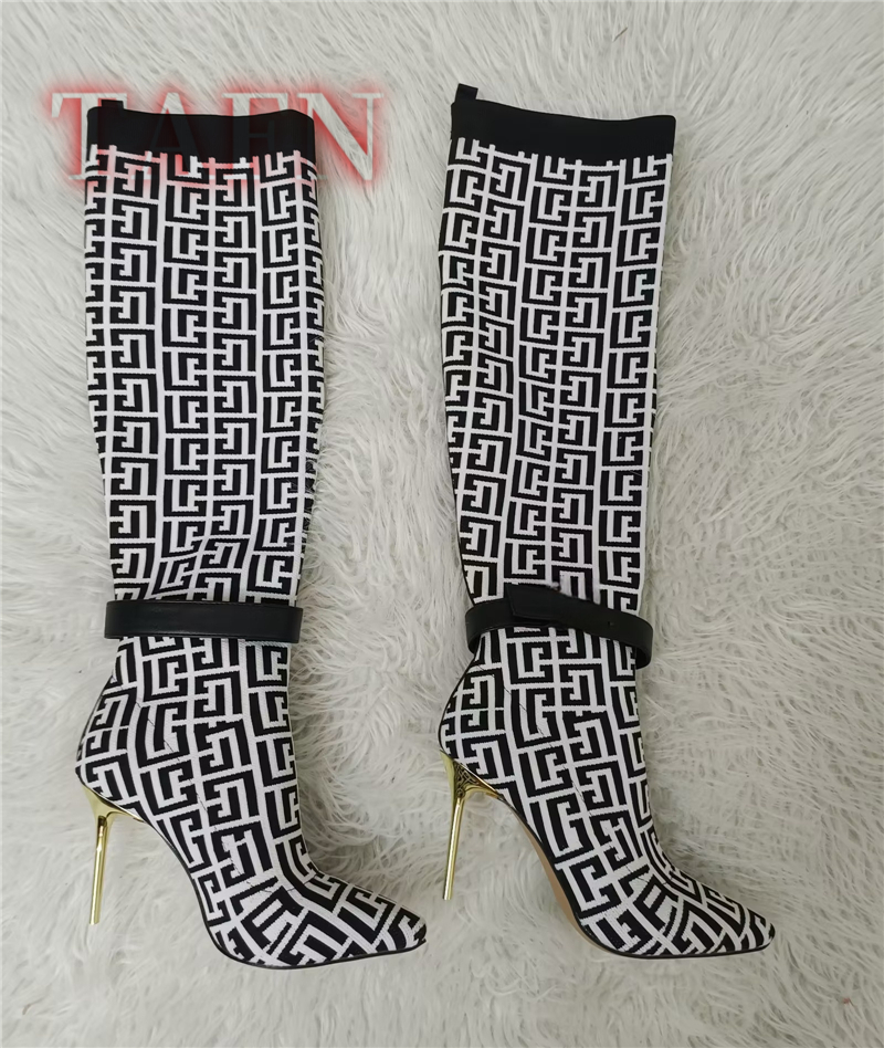 Women Stretch Sock Boots Fashi - Knee High Sock Women incelemesi ve fiyatı