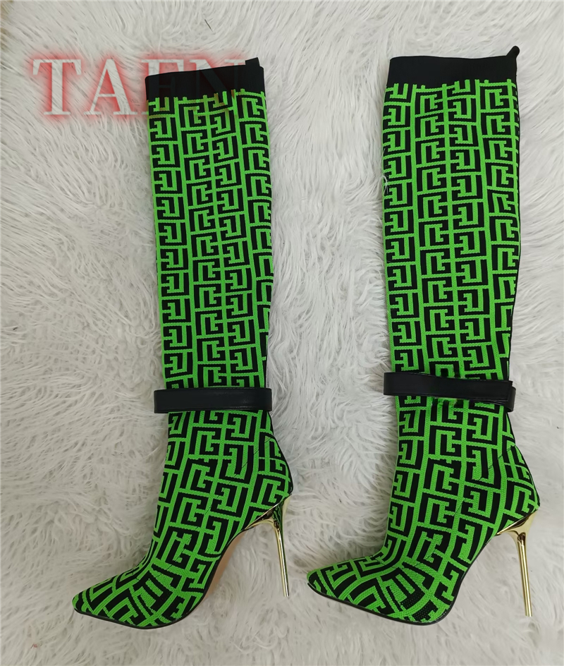 Women Stretch Sock Boots Fashi - Knee High Sock Women incelemesi ve fiyatı