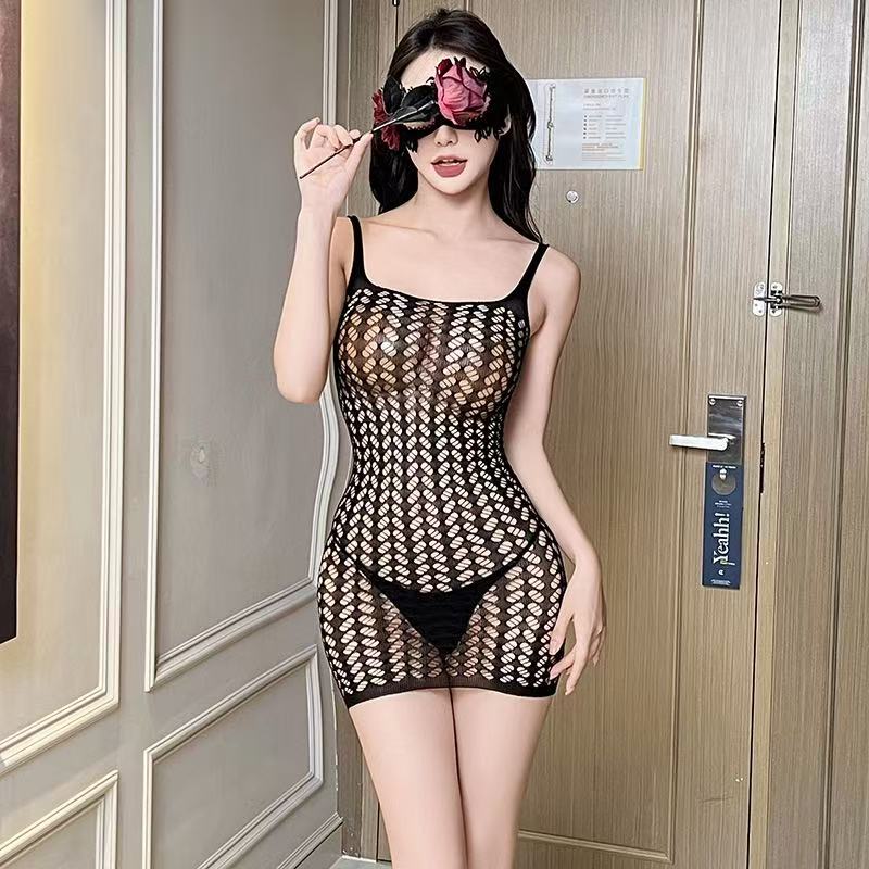 Sexy bodysuit with open crotch - Fishnet Stocking Women incelemesi ve fiyatı