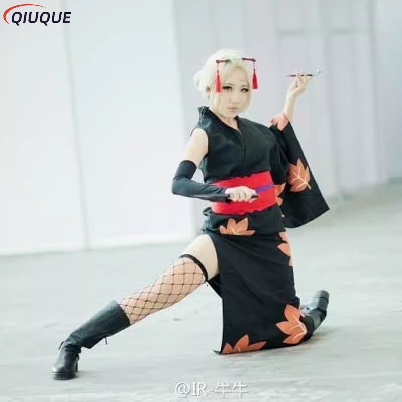 Tsukuyo Cosplay Costume Wig Ku - Fishnet Stocking Women incelemesi ve fiyatı