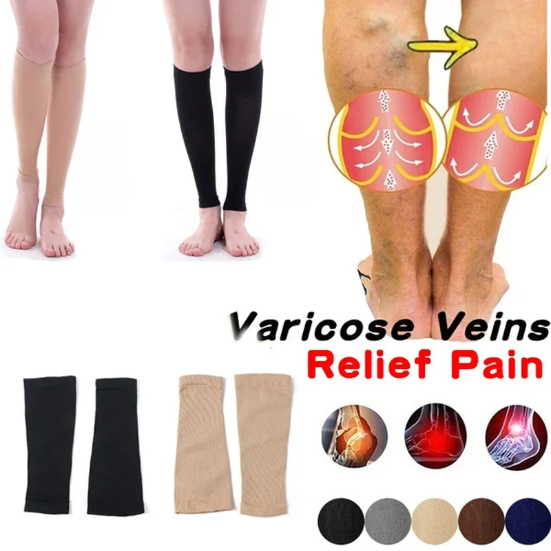 1/2Pairs Varicose Vein Medical - Compression Sleeve Calf incelemesi ve fiyatı