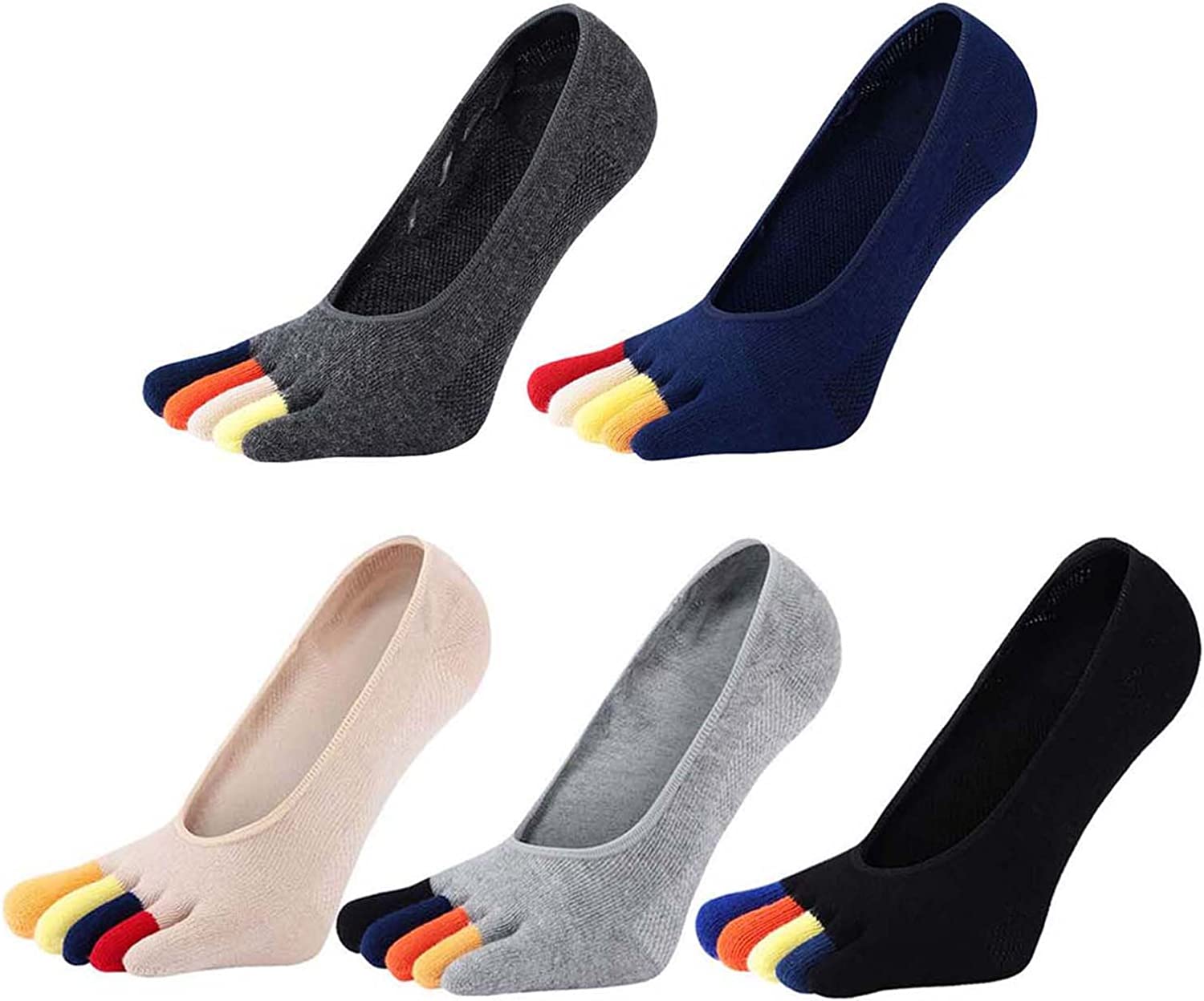 5 Pairs Colorful Loafer Socks  - Invisibility Sock Loafer incelemesi ve fiyatı