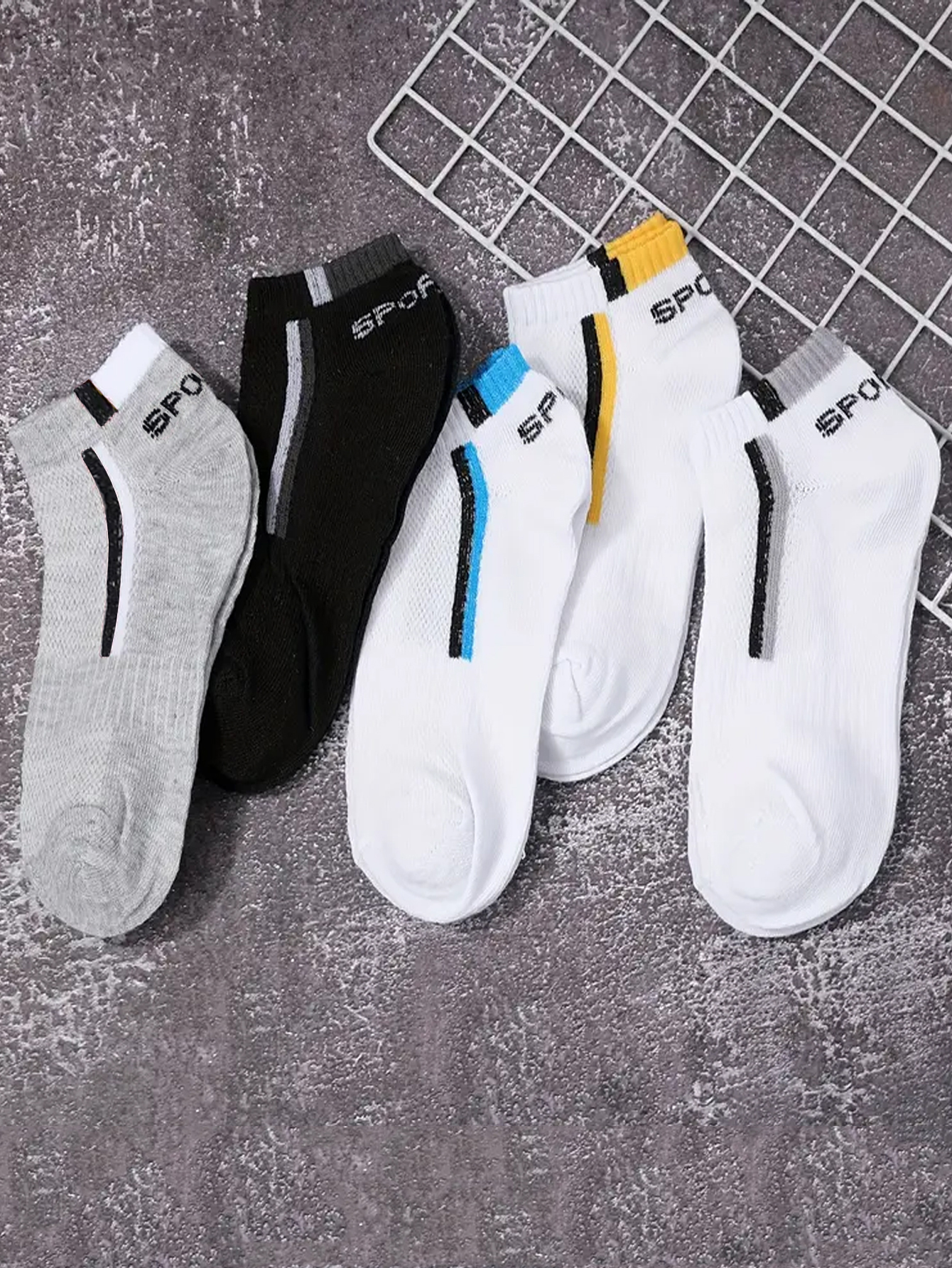 5/10/40Pair Men's Anti-Slip An - Ankle Sock Low Cut incelemesi ve fiyatı