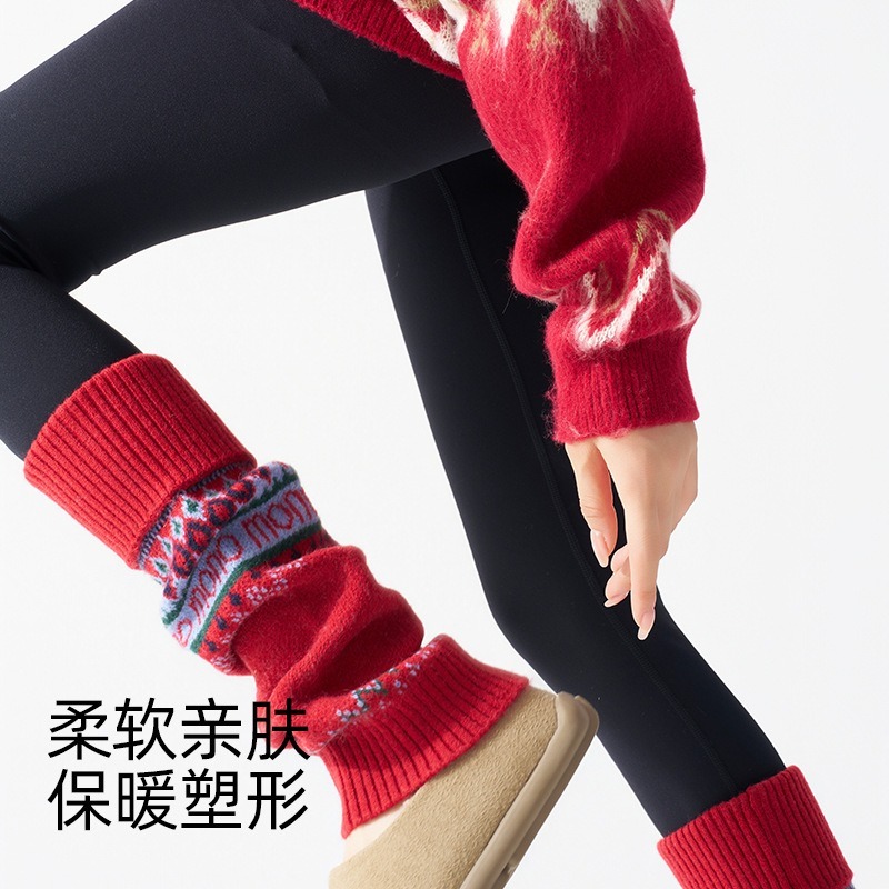 ​Fair Isle Knitted Leg Warmers - Boot Sock Slouchy incelemesi ve fiyatı