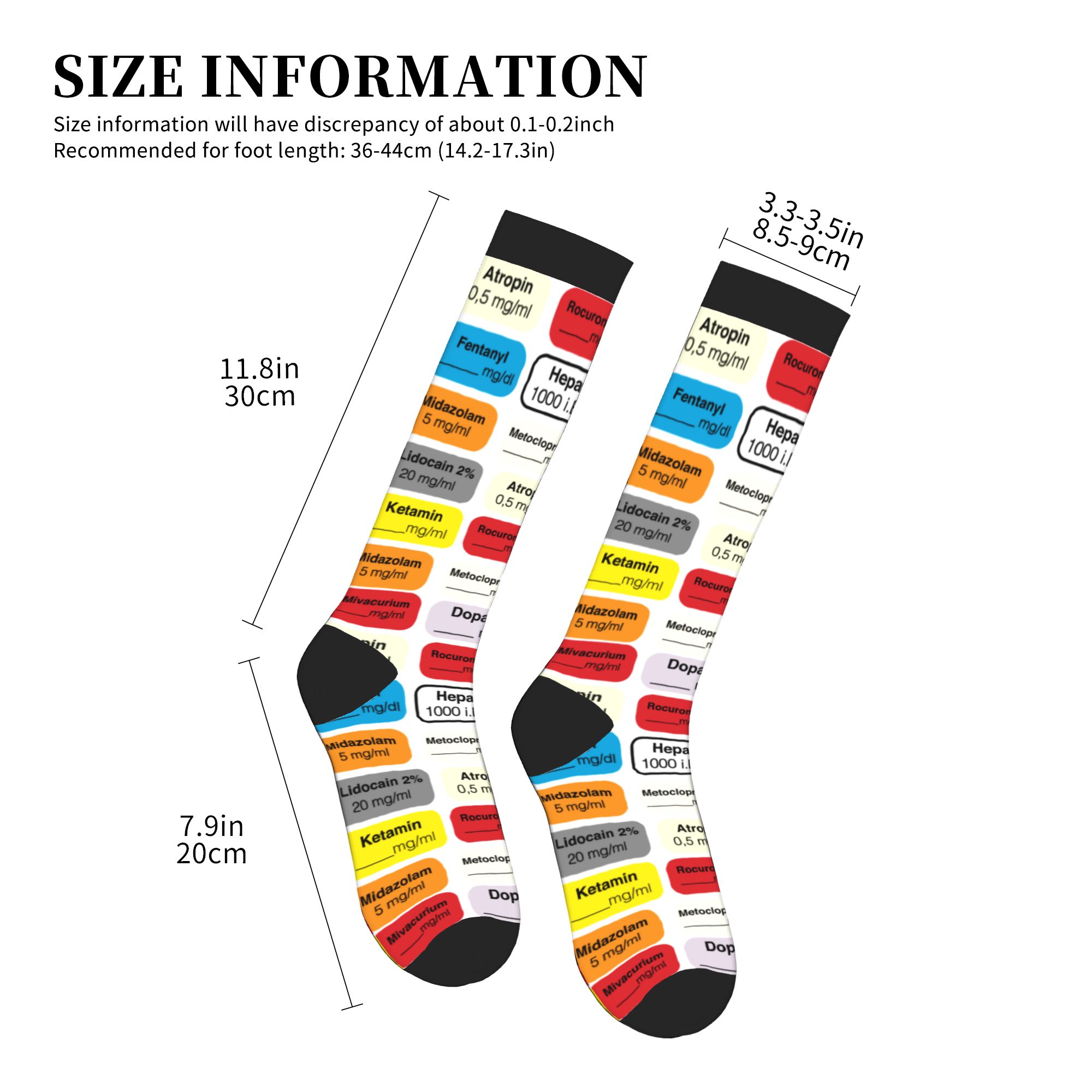 Anesthesia Medication Labels M - Compression Sock Medical incelemesi ve fiyatı