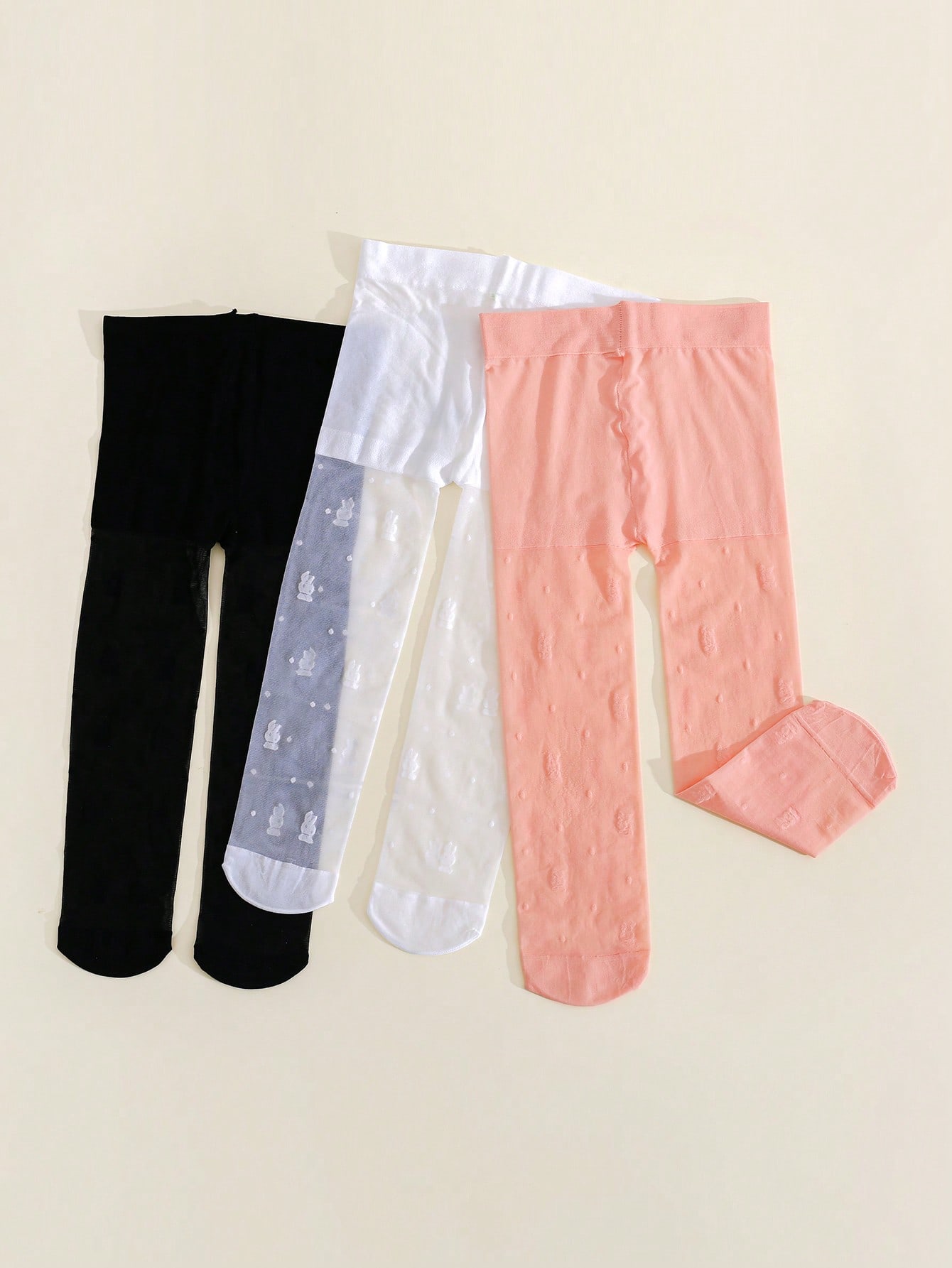 3Pack Toddler Girl Rabbit Prin - Tights Pantyhose Sheer incelemesi ve fiyatı