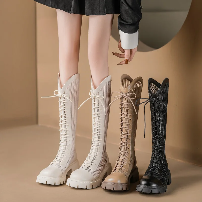 Women Summer Knee-high Mesh Hi - Knee High Sock Women incelemesi ve fiyatı