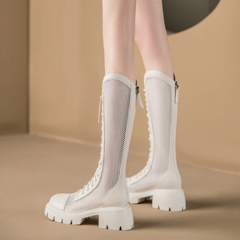 Women Summer Knee-high Mesh Hi - Knee High Sock Women incelemesi ve fiyatı
