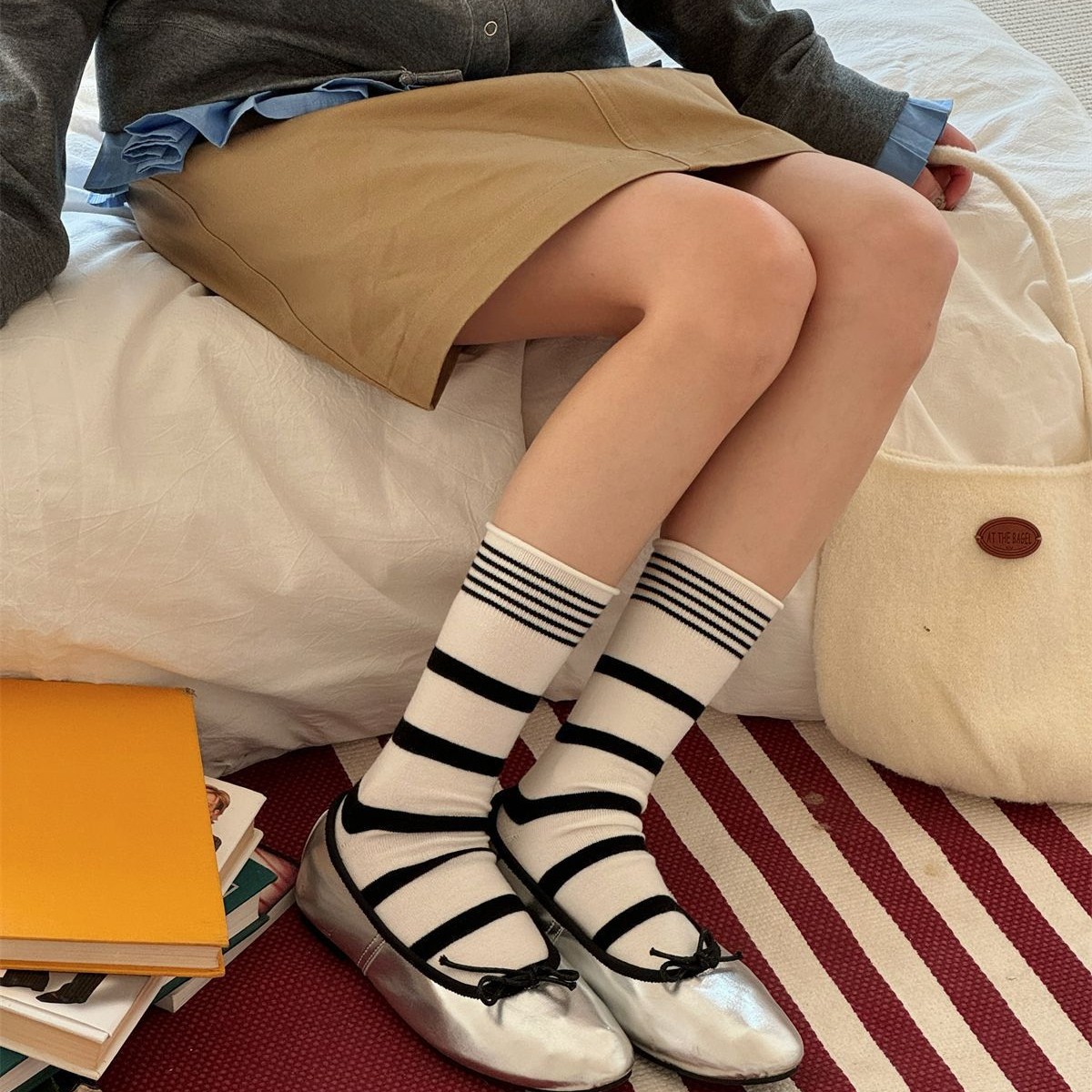 SP&CITY Korean Winter Striped  - Silk Sock Bamboo incelemesi ve fiyatı