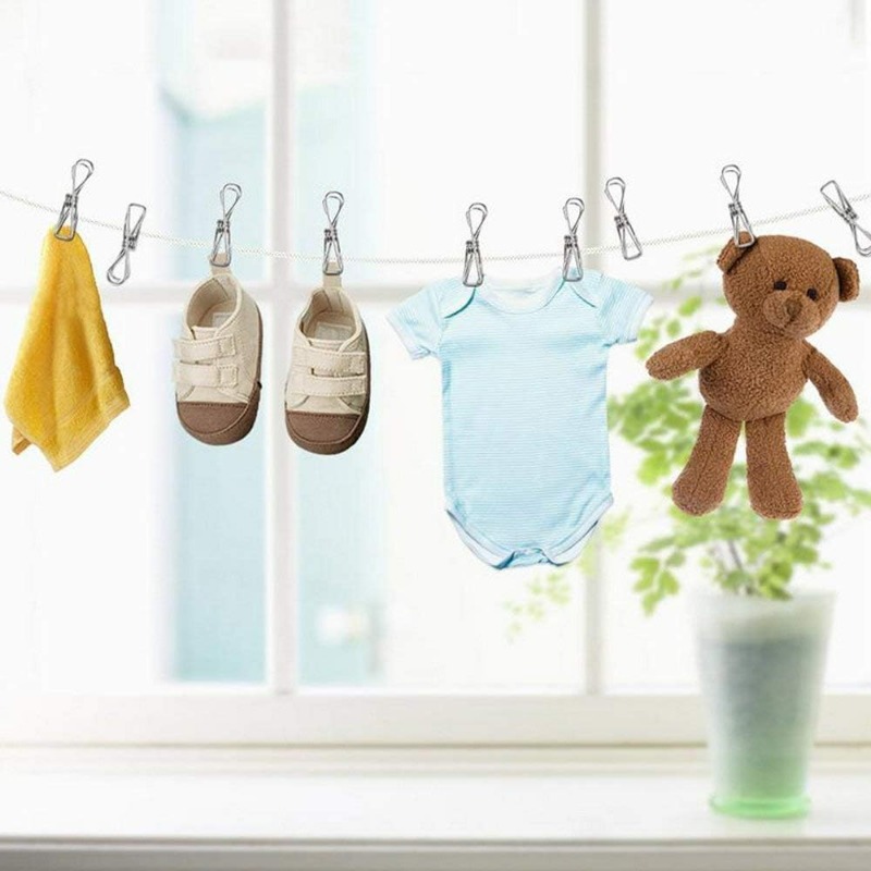10/50PCS Stainless Steel Clips - Sock Organizer Tray incelemesi ve fiyatı