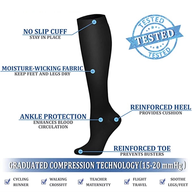 S-XXL Compression Socks Men Wo - Compression Sock Medical incelemesi ve fiyatı