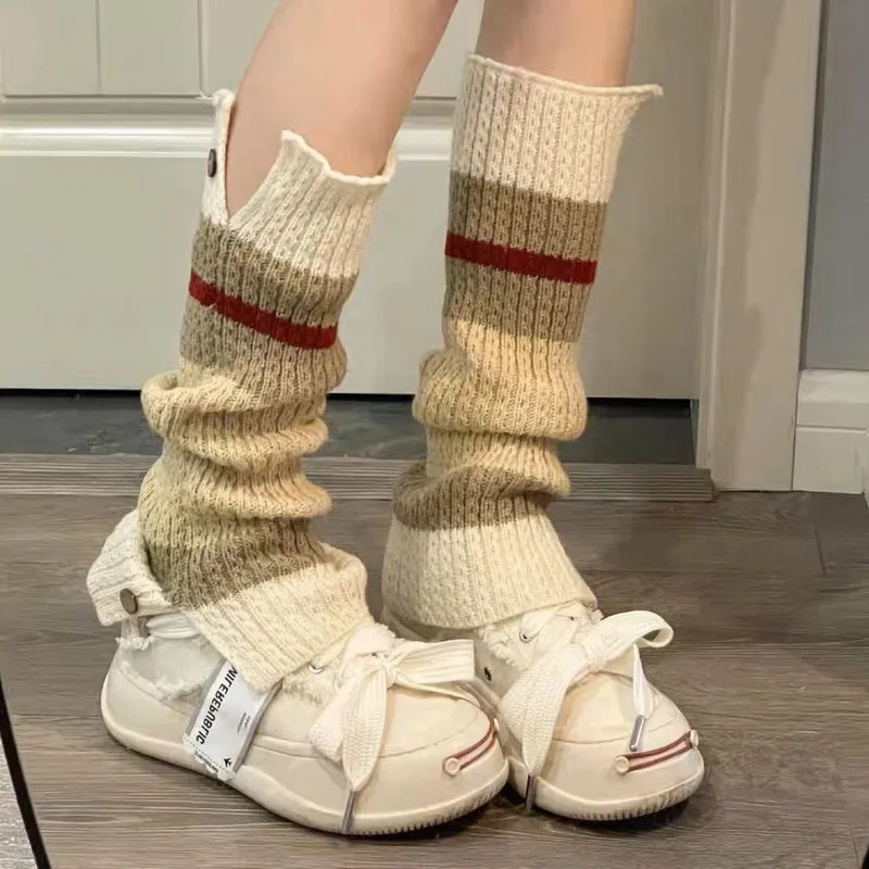 New ​Y2K Knitted Leg Warmers V - Boot Sock Slouchy incelemesi ve fiyatı