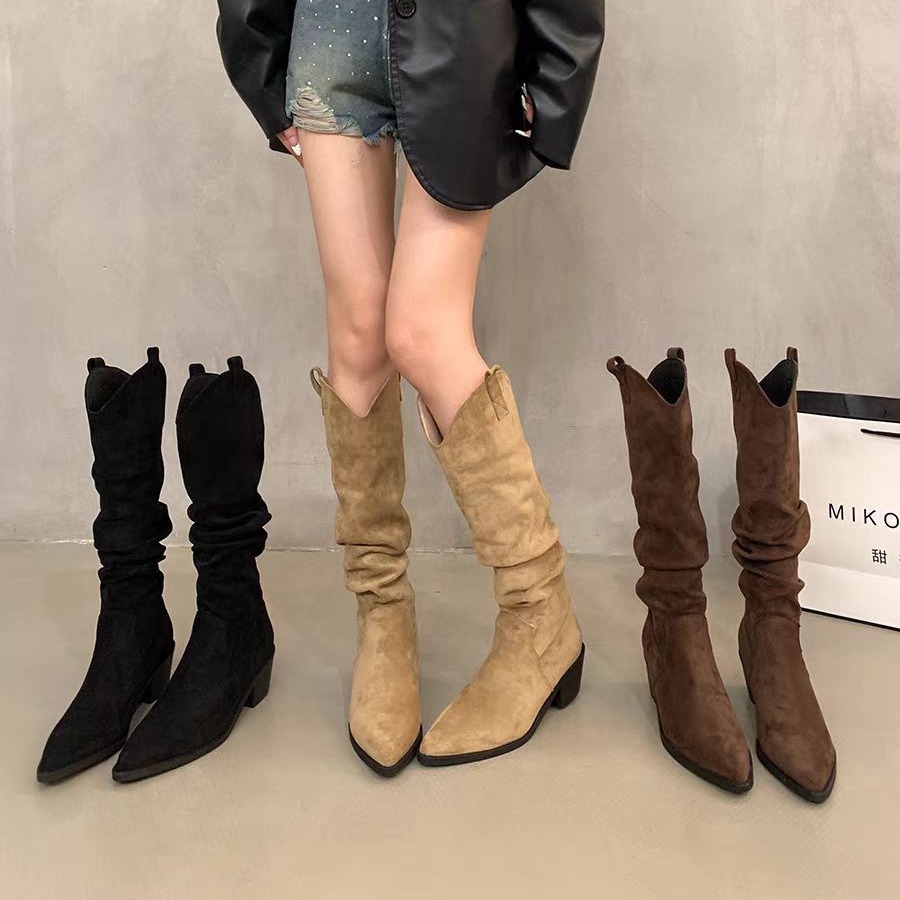 Long boots 2026 French retro c - Knee High Sock Women incelemesi ve fiyatı